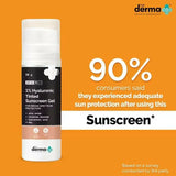 The Derma Co Flawless Skin Combo -Combo (1% Salicylic Acid Gel Face Wash-100 ml 1% Hyaluronic Tinted Sunscreen Gel :-50 gm) image 4