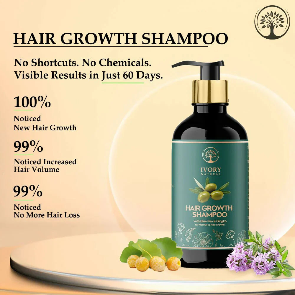 Ivory Natural Grey Hair Serum and Shampoo Combo - 200ml image 5