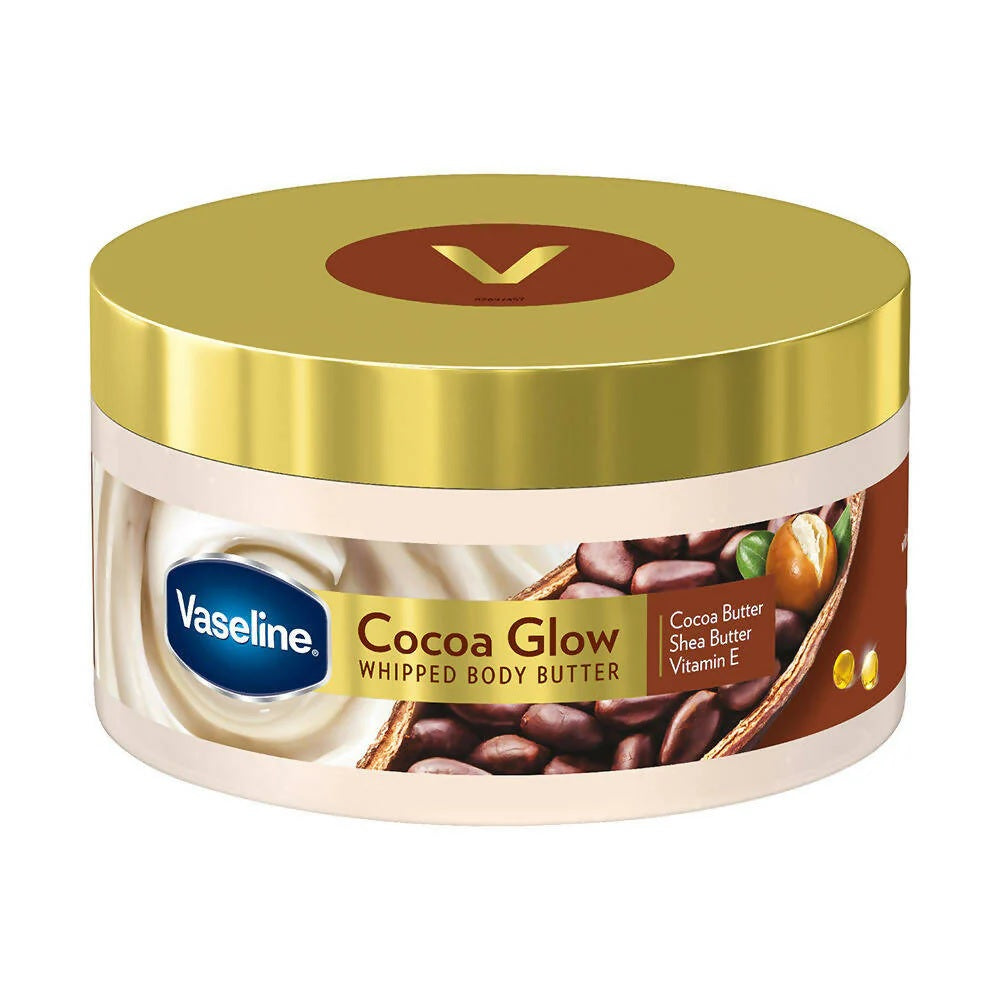 Vaseline Cocoa Glow Whipped Body Butter -180 gm image 1