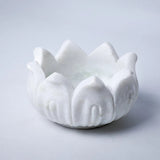 White Ripple Marble Bowl image 1