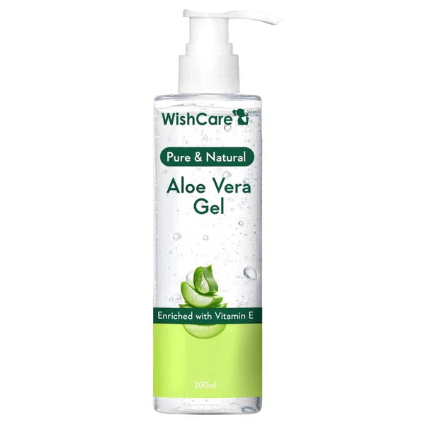 Wishcare Natural Aloe Vera Gel for Skin & Hair – Hydrating & Refreshing (200ml) image 1