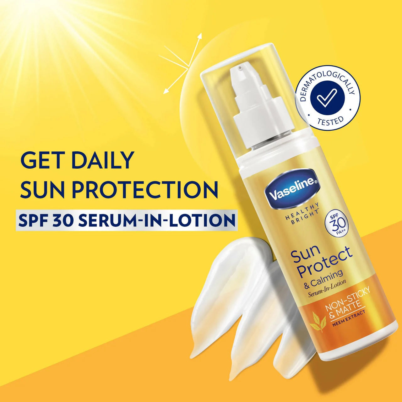 Vaseline Sun Protect & Calming Serum in Lotion with SPF 30 -180 ml image 2
