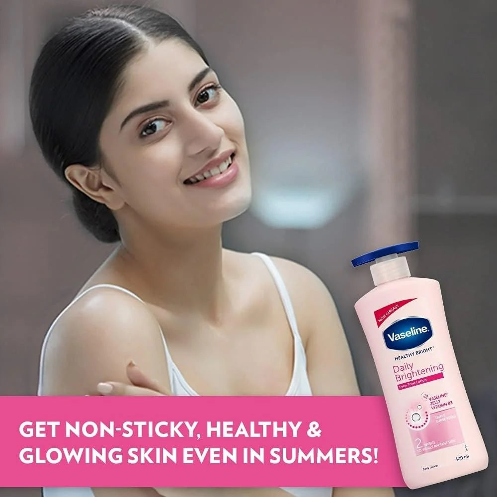 Vaseline Healthy Bright Daily Brightening Body Lotion -100 ml image 2