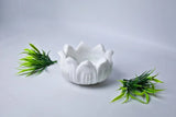 White Ripple Marble Bowl image 2