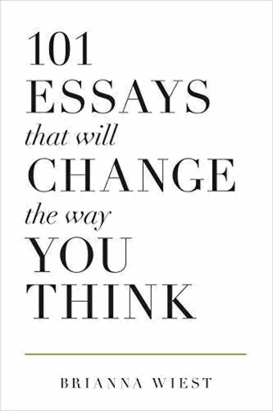 101 Essays That Will Change The Way You Think (Paperback) - Brianna Wiest image 1