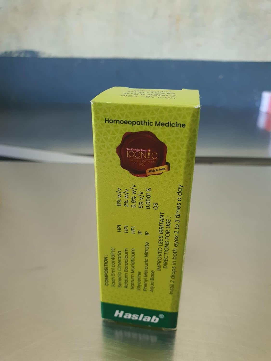 HASLAB Cineraria Maritima Eye drops 10ml image 3