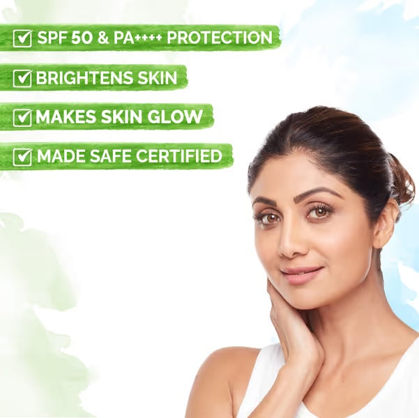 Vitamin C Daily Glow Sunscreen With Vitamin C & Turmeric for Sun Protection & Glow - 80 g image 3