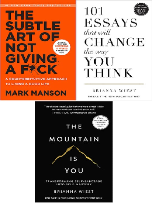 the mountain is you+101 essays that will+The Subtle Art - Paperback image 1
