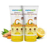 Vitamin C Daily Glow Sunscreen With Vitamin C & Turmeric for Sun Protection & Glow - 50 g - Pack of 2 image 3