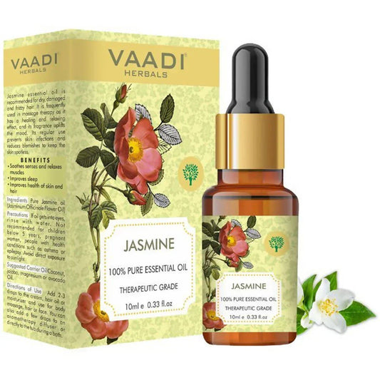 Vaadi Herbals Jasmine 100% Pure Essential Oil Therapeutic Grade -10 ML image 1