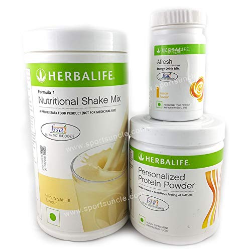 Herbalife Vanilla Nutrition Shake Combo - F1, PPP & Afresh Lemon image 1