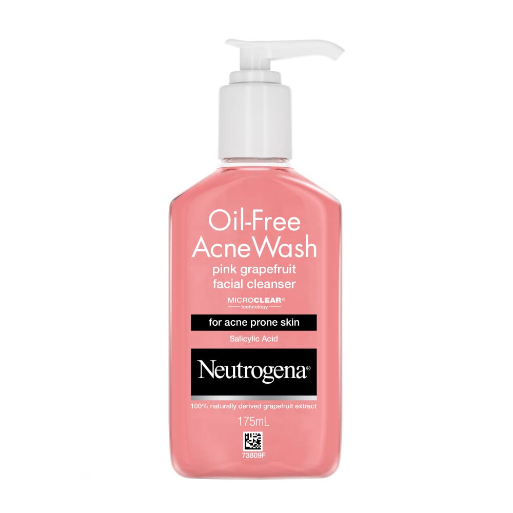 Neutrogena Oil Free Acne Wash | Pink Grapefruit - 175ml image 1