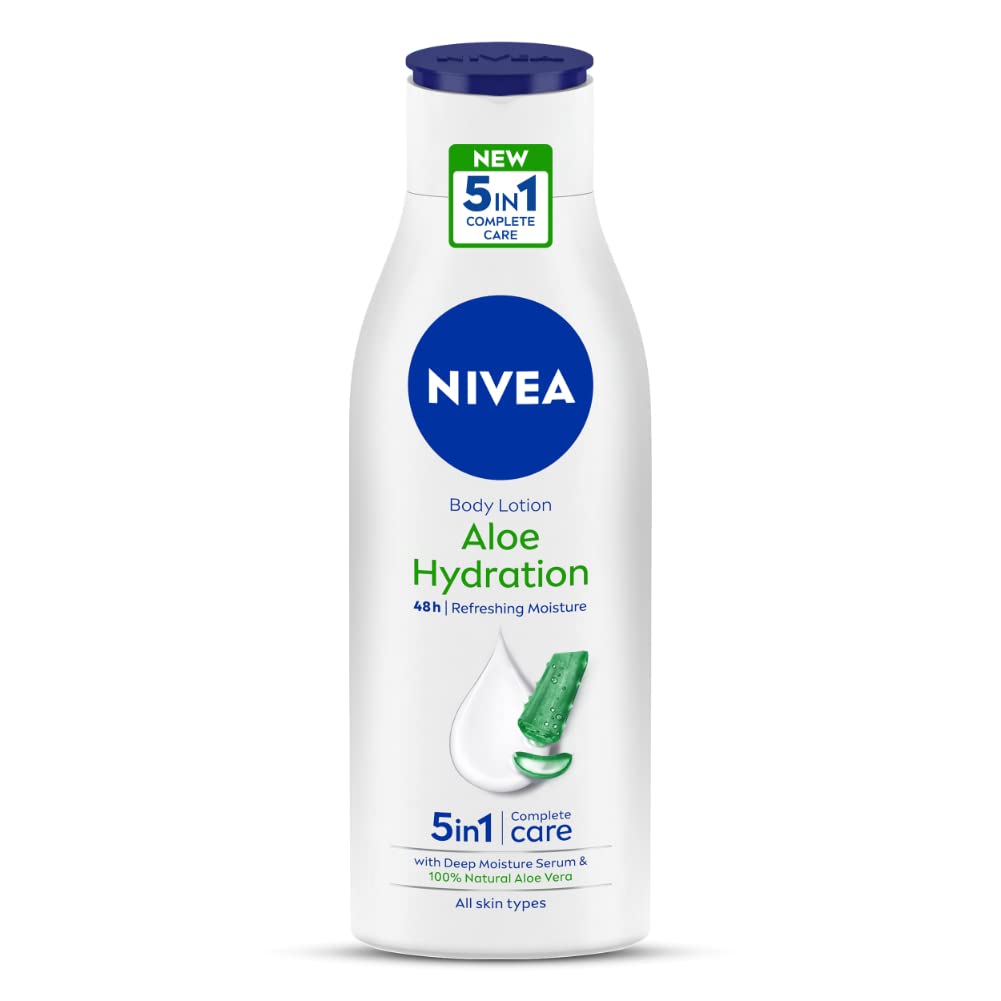 NIVEA Aloe Hydration Body Lotion 200 ml -For Men & Women image 1