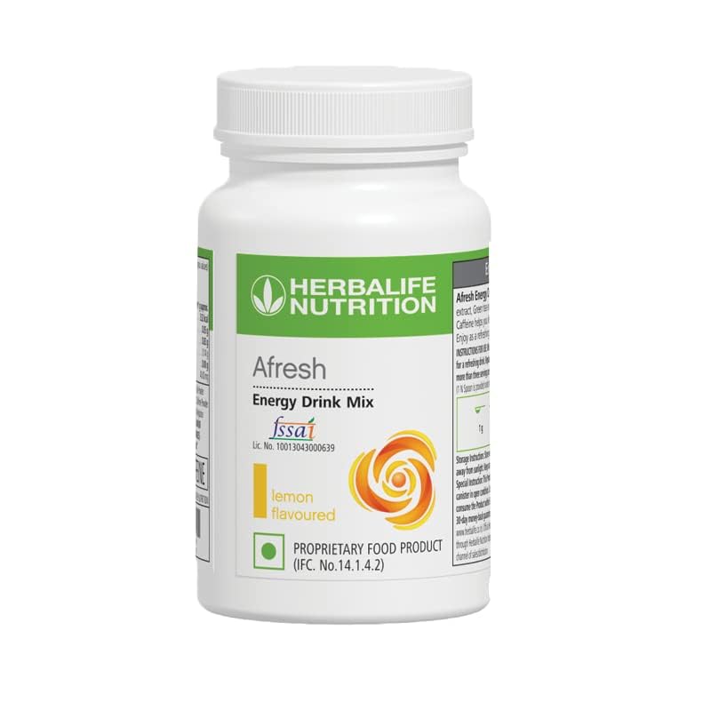 HERBALIFE  Formula 1 Mango Flavor, shakemate, protein powder-200G & Afresh Energy Drink Lemon image 5