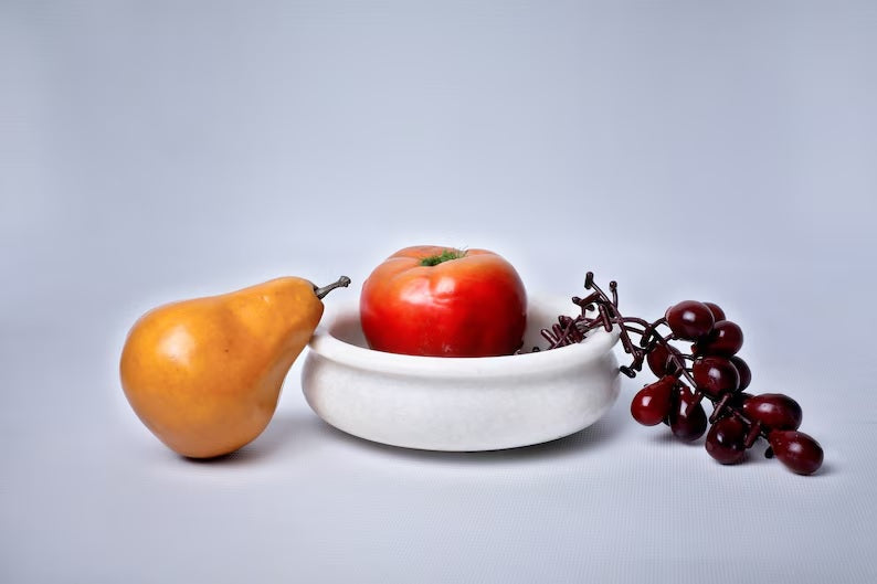 White Marble Bowl image 4