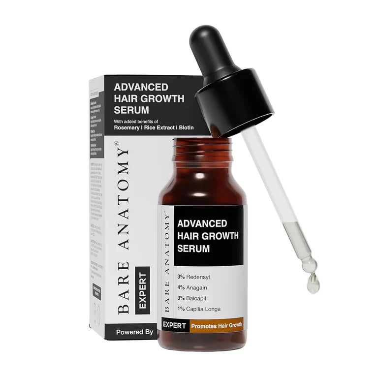 Bare Anatomy Advanced Hair Growth Serum with Rosemary, Biotin & Rice Extract image 7