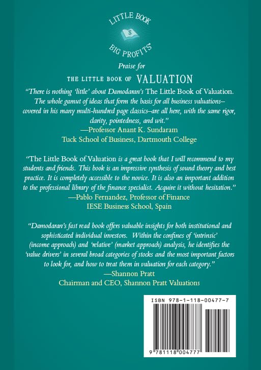 The Little Book of Valuation :How to Value a Company, Pick a Stock and Profit-paperback image 2