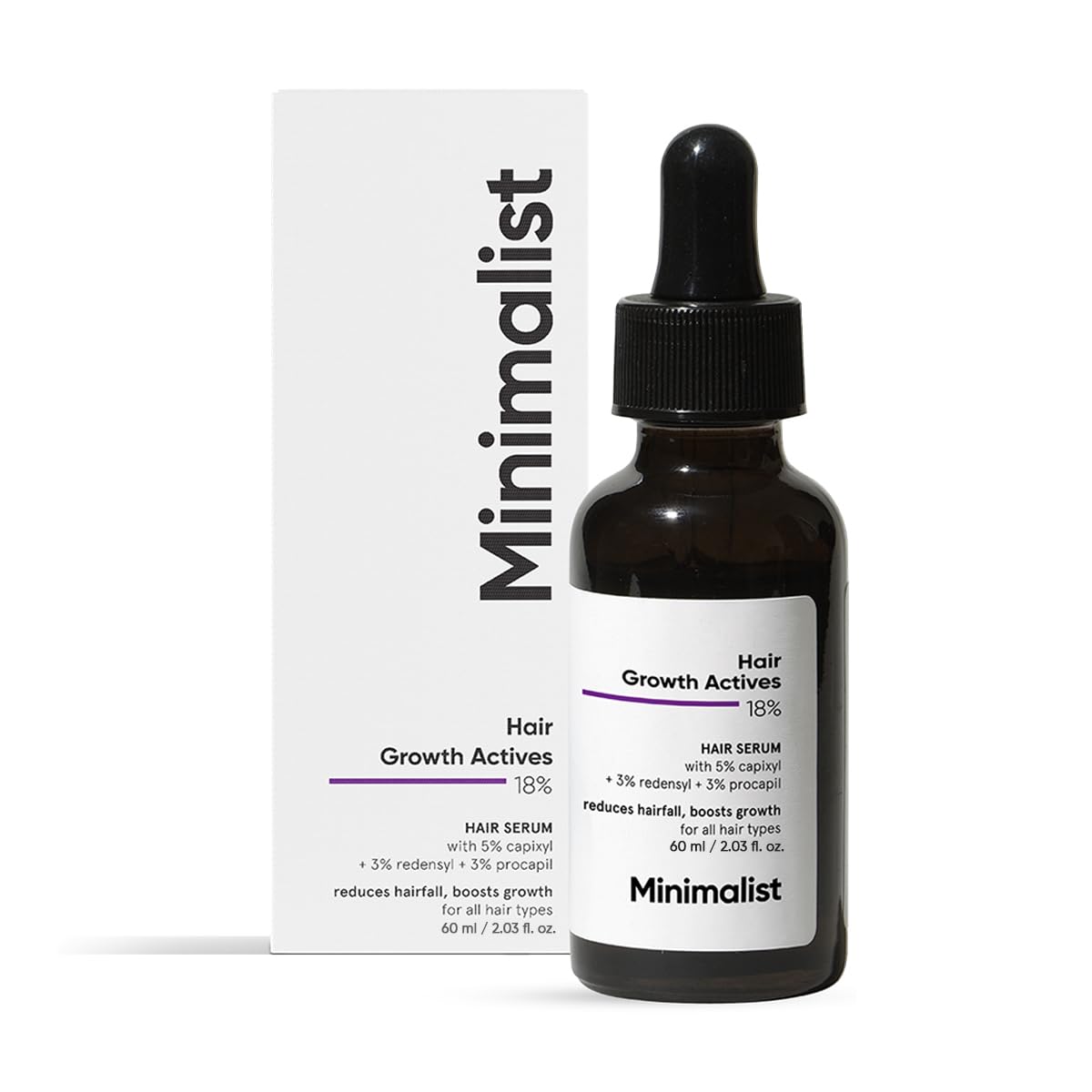 Minimalist Hair Growth Serum With 3% Redensyl, 3% Anagain, 3% Procapil- 30 ml image 8