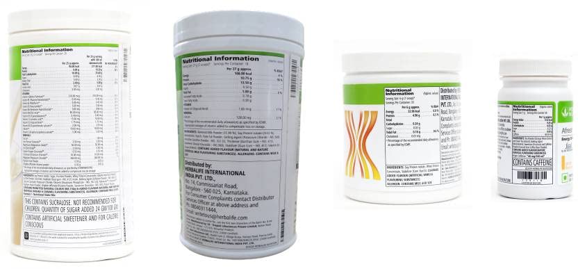 Her-balife Well-ness Nutrition Combo – Formula 1 Kulfi 500g, Protein 200g, Afresh Peach 50g, Shakemate 500g (Pack of 4) image 2