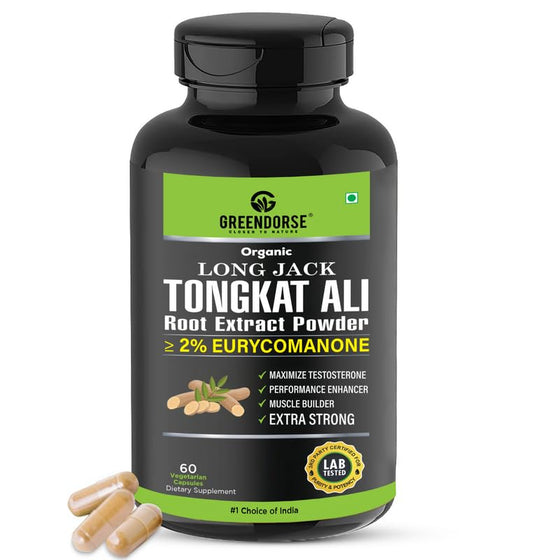 Greendorse Organic Tongkat Ali Extract - 60 Caps image 1