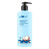 Plum Coconut Shampoo for Dull Hair with Coconut Milk and Peptides for Strong & Shiny Hair :- 250ml image 1