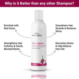 Aravi Organic Red Onion Hair Shampoo -200ml image 2