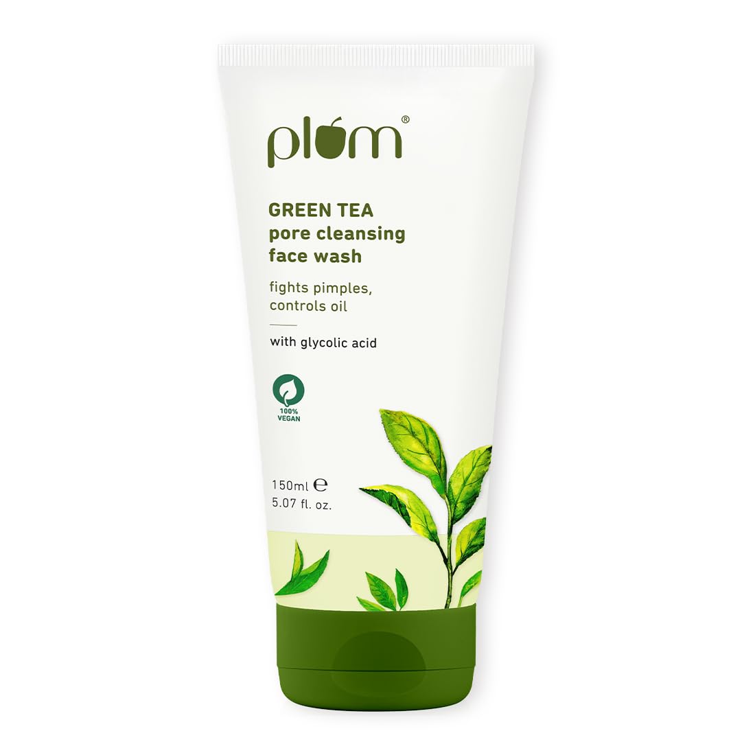 Plum Green Tea Pore Cleansing Face Wash For Oily Skin | With Glycolic Acid | Controls Excess Oil :- 100 ml image 4