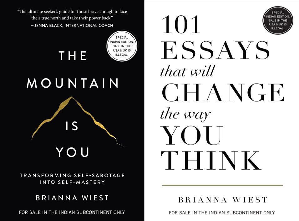 Mountain is you + 101 essay + this is how you heal -Paperback image 1