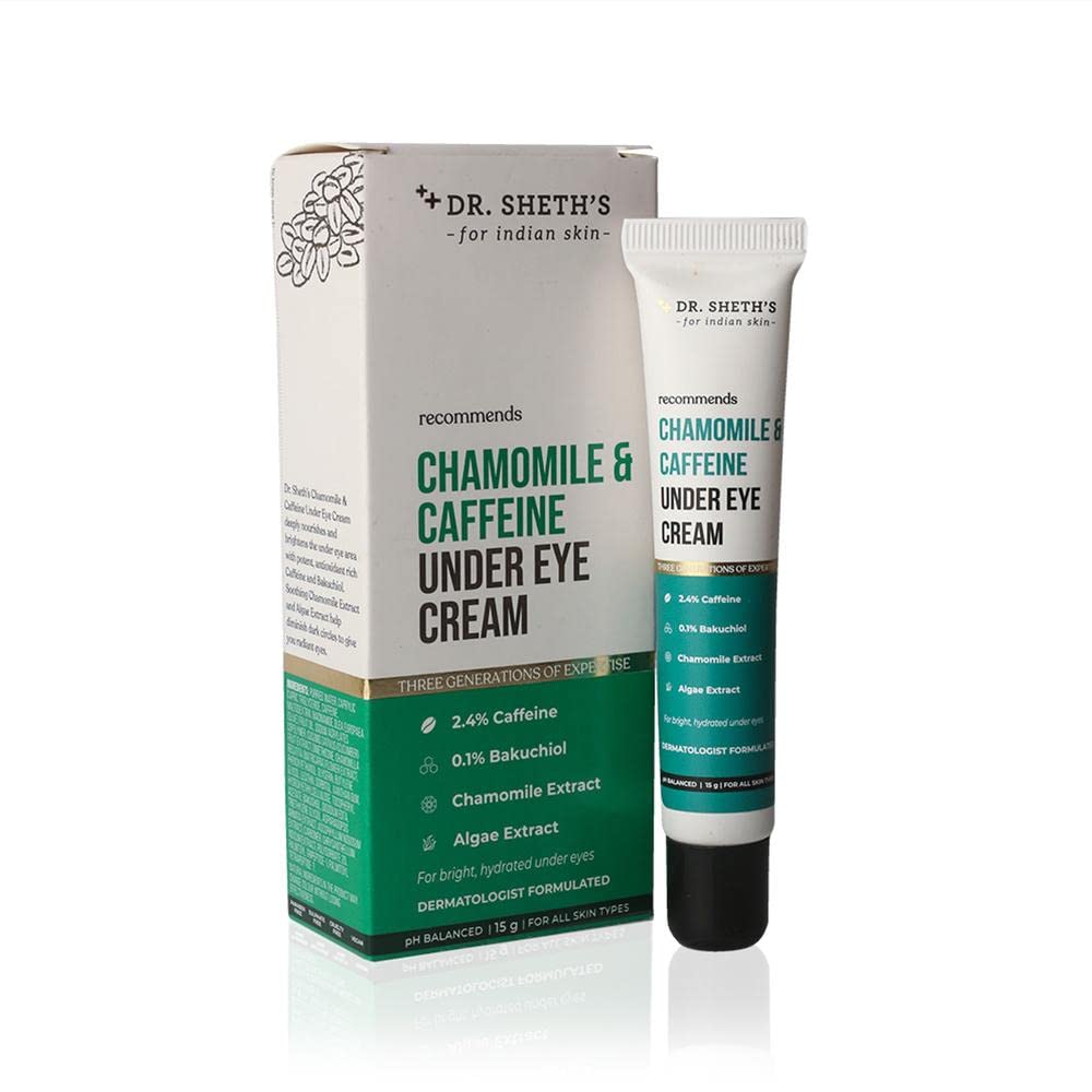 Dr. Sheth's Chamomile & Caffeine Under Eye Cream -15 gm image 1