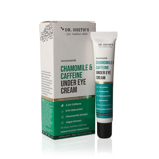 Dr. Sheth's Chamomile & Caffeine Under Eye Cream -15 gm image 1