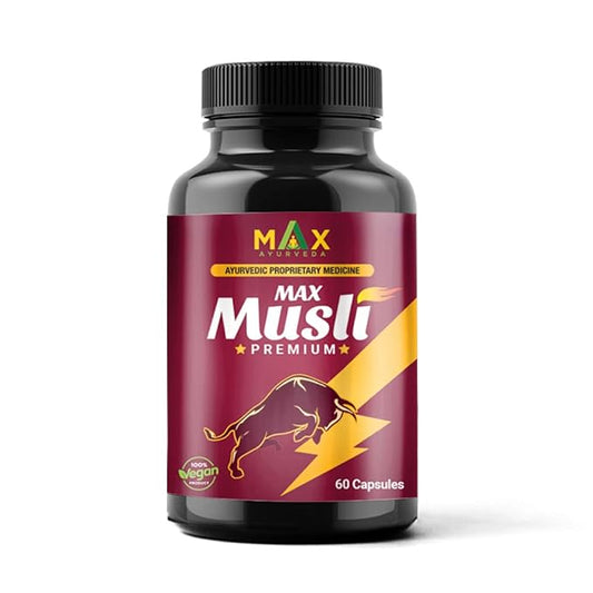 Max Ayurveda Musli Premium Capsules For Men - 60 Capsules image 1