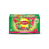 Lipton Raspberry Mint I - 25 Tea Bags I Tasty Green Tea I Reduce Belly Fat image 1