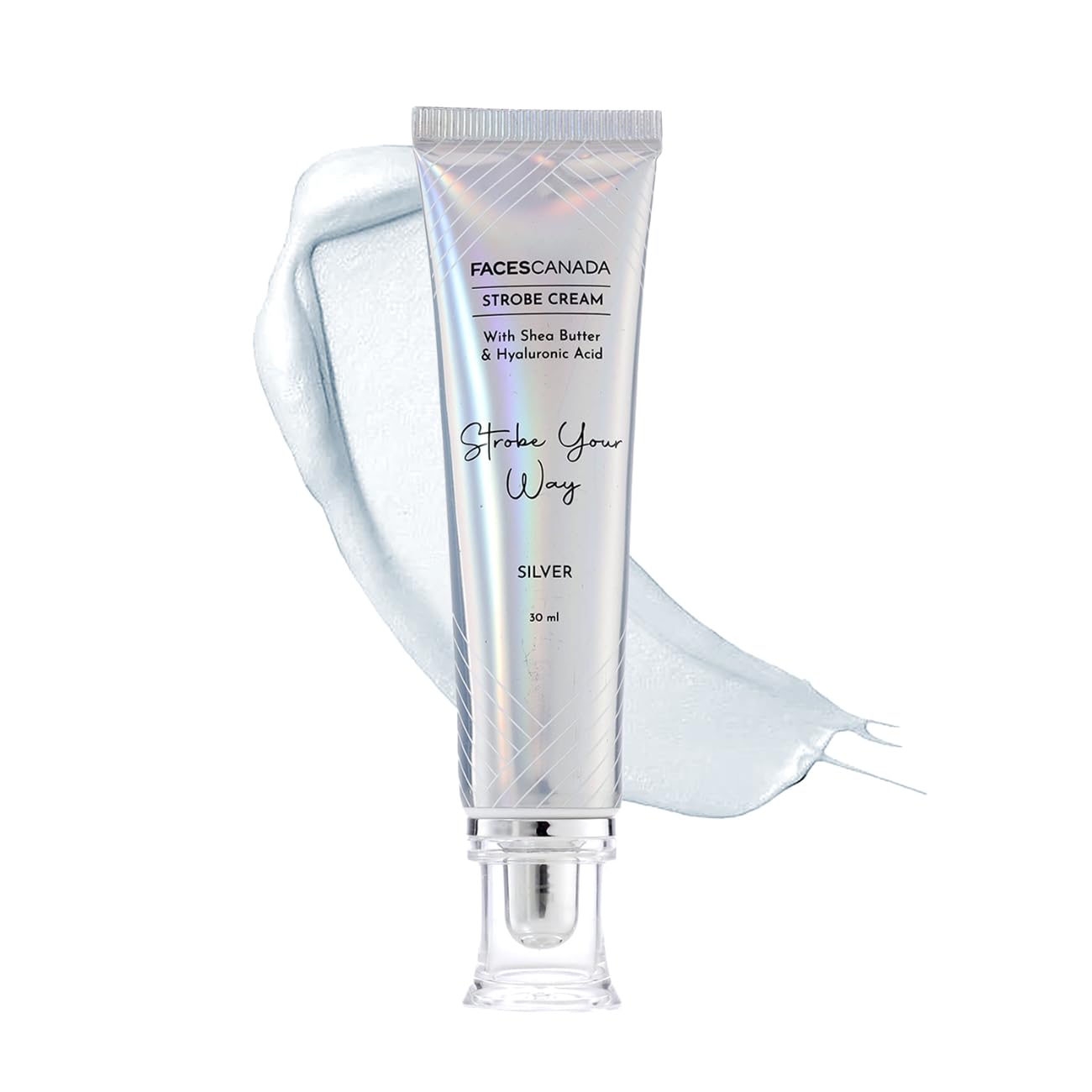 FACES CANADA Strobe Cream  Primer + Highlighter + Moisturizer - 30gm  Illuminating & Glowing Makeup Base image 5