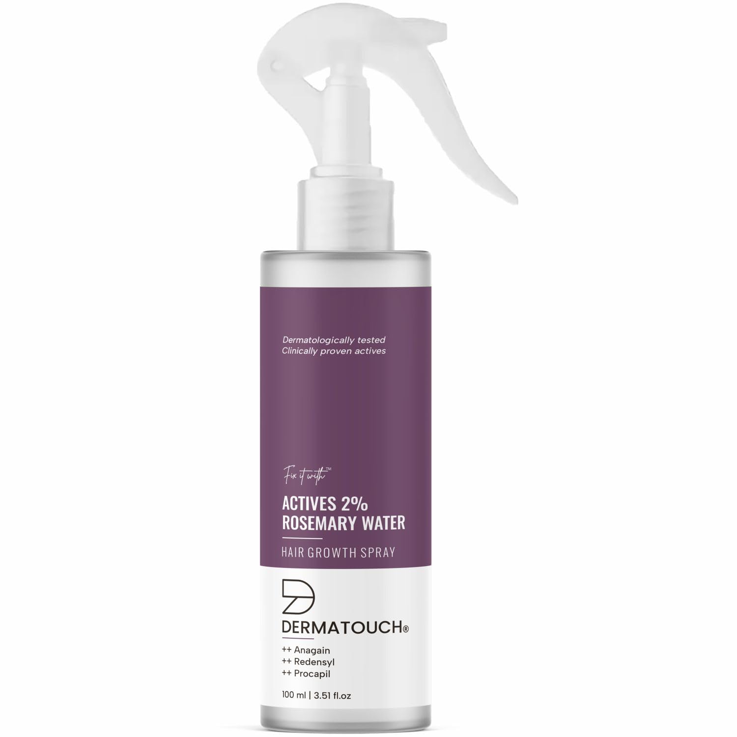 DERMATOUCH Rosemary Water Spray For Hair Growth (50 ml) image 2