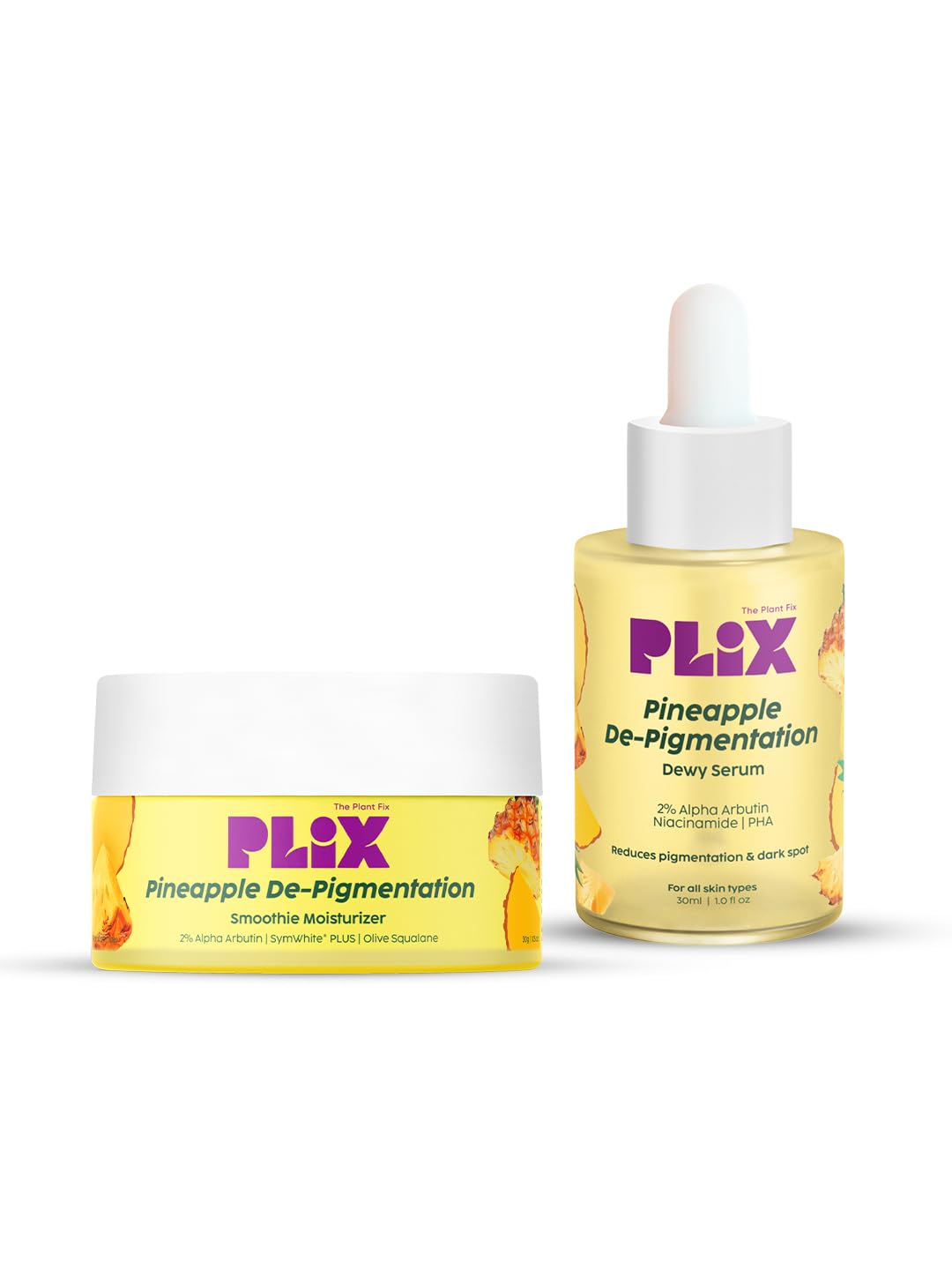 PLIX  Face Serum and Moisturizer Combo (30ml + 50g) image 1
