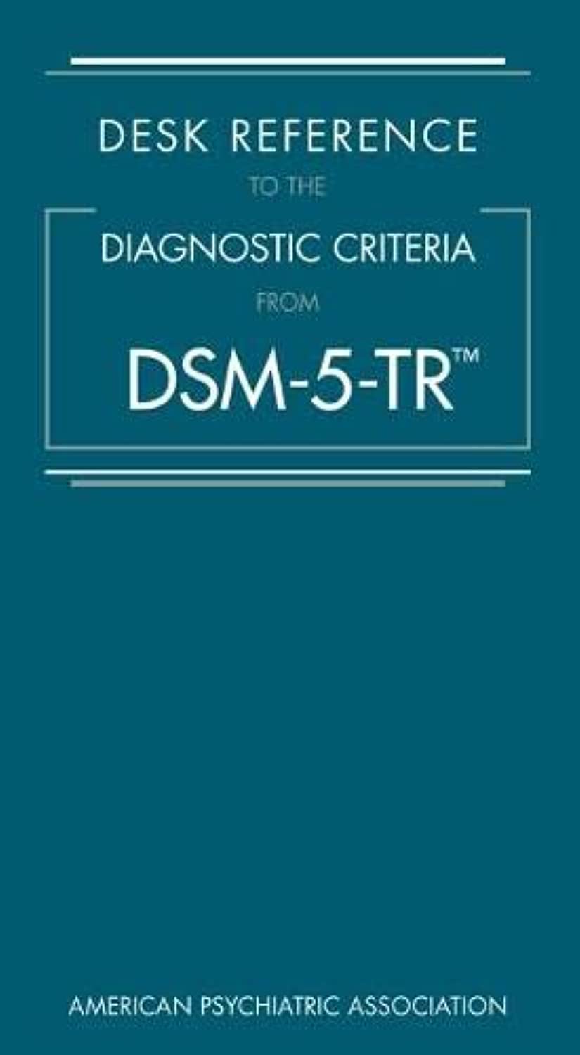 DESK REFERENCE TO THE DIAGNOSTIC CRITERIA FROM DSM-5-TR - PAPERBAKC image 1