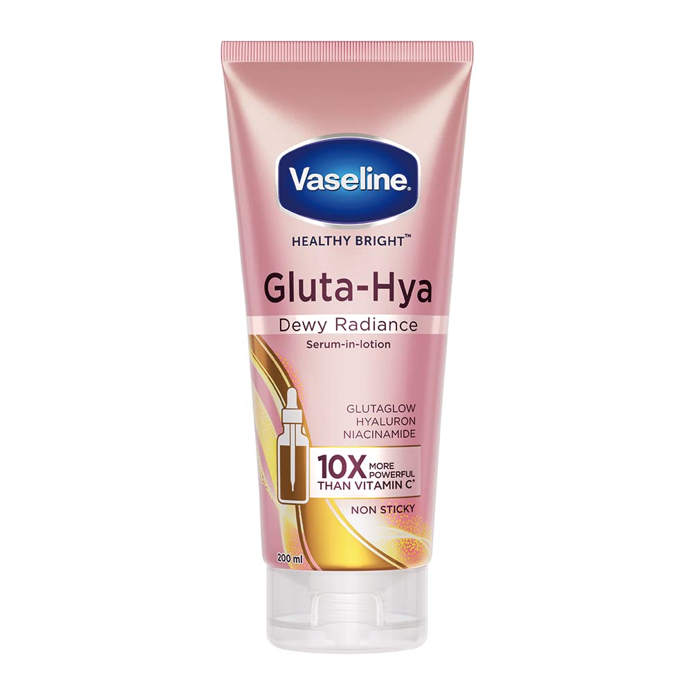 Vaseline Gluta-Hya Dewy Radiance, 200ml + Vaseline Daily Bright & Calming Body Serum Spray, 180ml. image 3