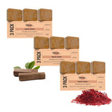 Ghar Sandalwood & Saffron Handmade Bath Soap – 100g  | Luxurious & Natural image 4