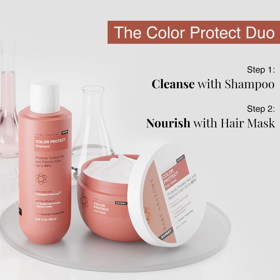 Bare Anatomy Hair Colour Protect Shampoo,Protein For Dry & Frizzy Coloured Hair For Unisex,-  250ml image 3