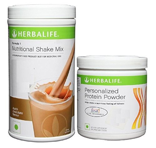 Herbalife Formula 1 Shake Chocolate Flavor 500g and Personalized Protein Powder 200g (750g Pack) image 1
