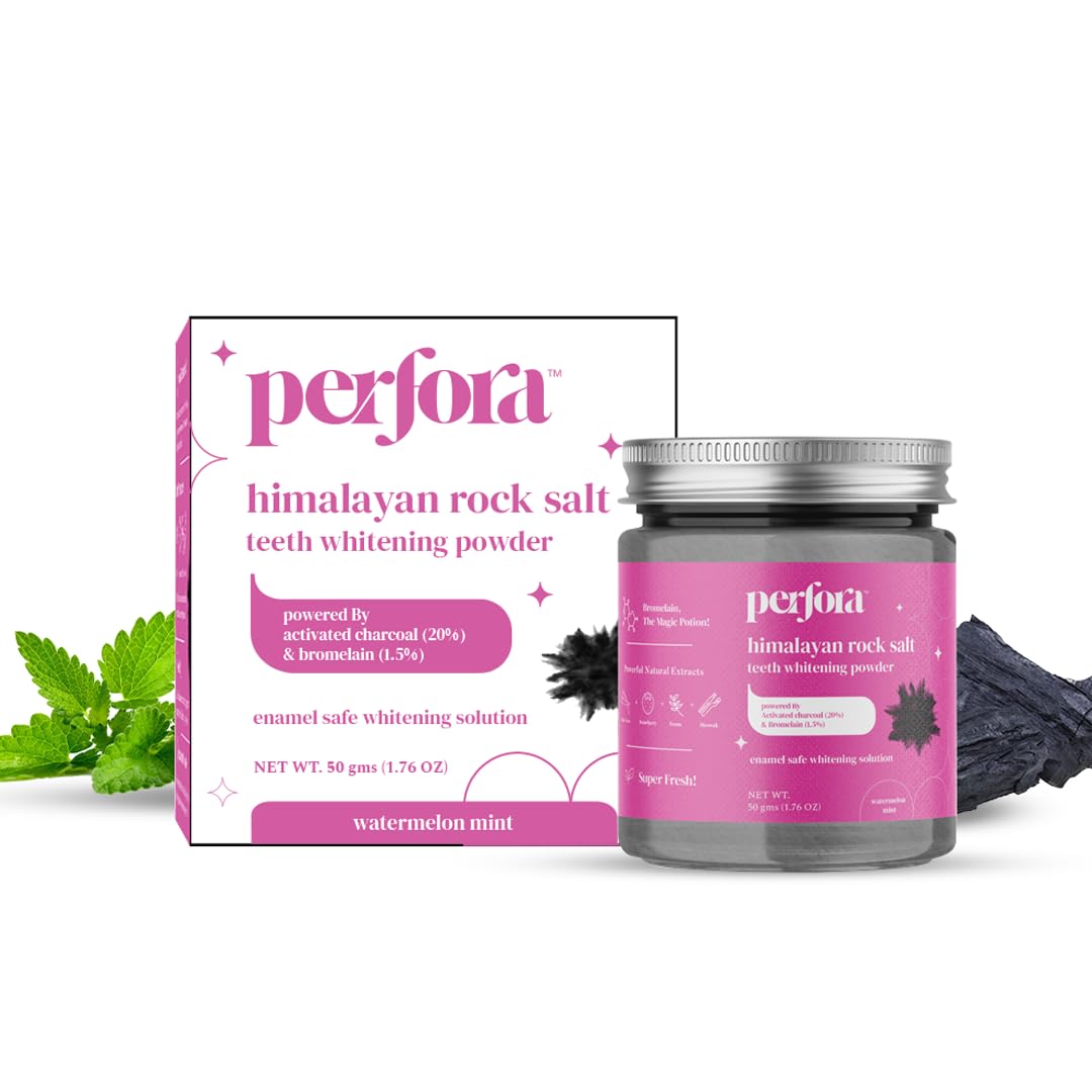 Perfora Charcoal Teeth Whitening Powder - 50 gms image 1