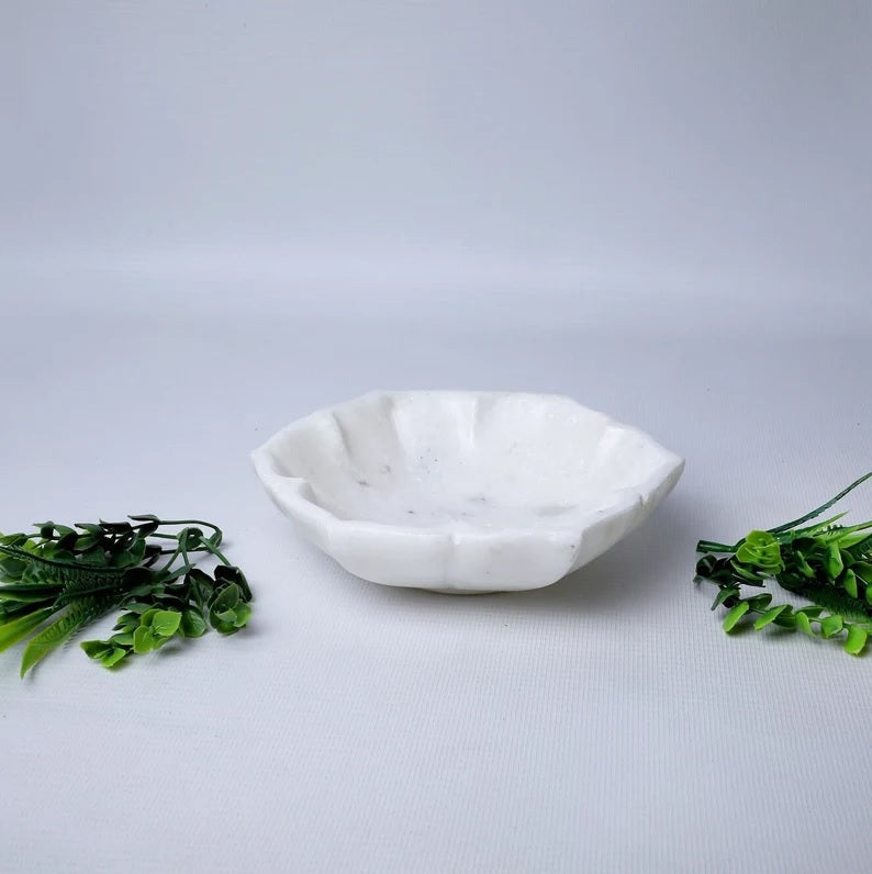 White Marble Bowl,Tray image 5