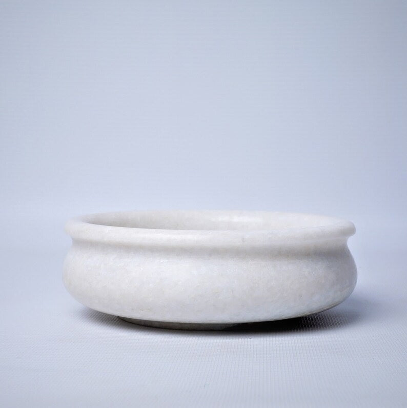 White Marble Bowl image 5