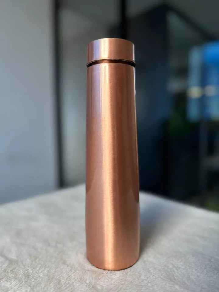 Plain Pencil Copper Drinking Water Bottle - 900ml image 5