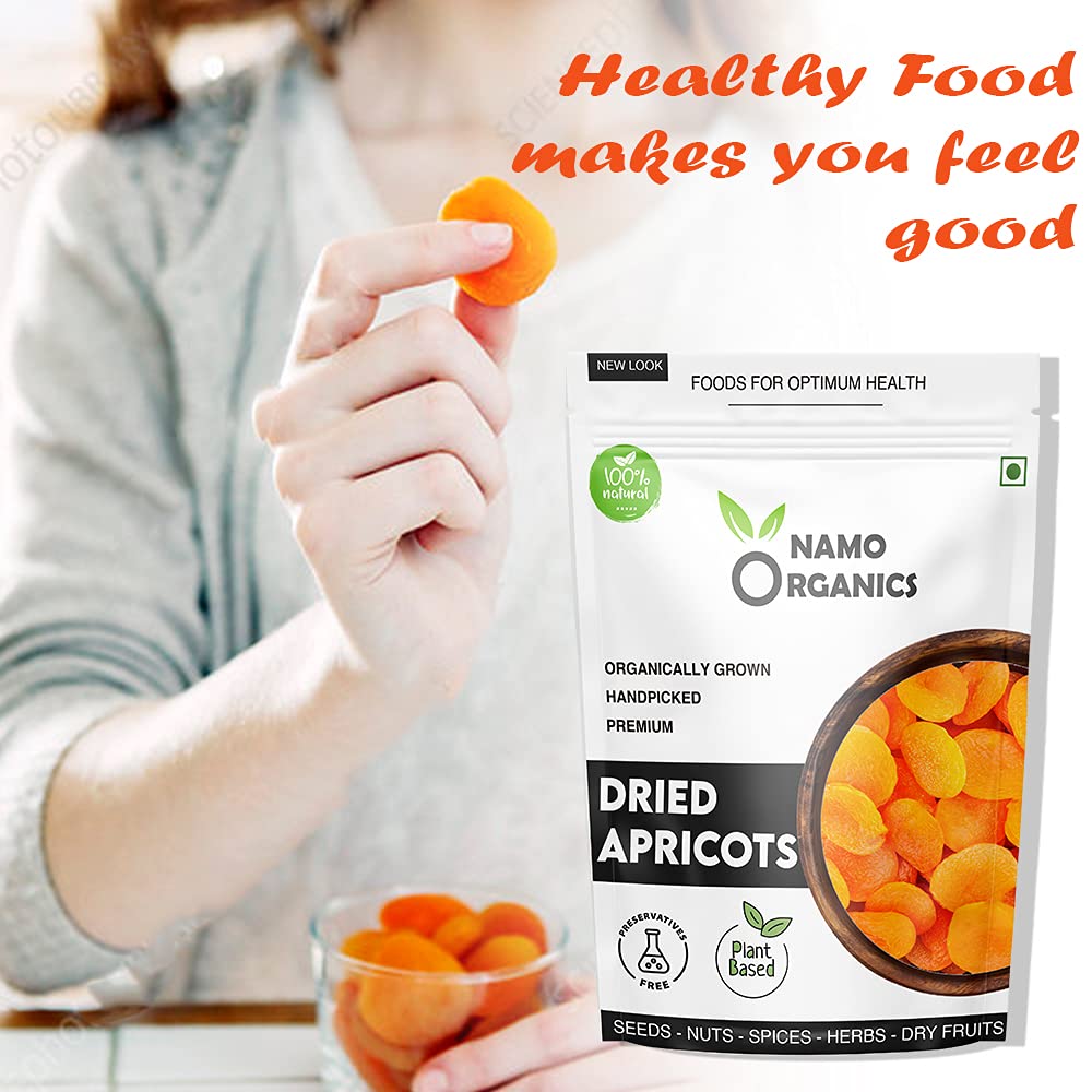 Namo Organics Dried Apricots Turkish -500gm image 4