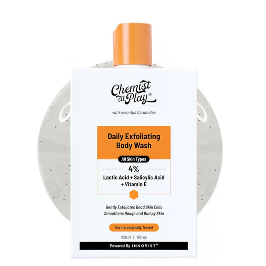 Chemist At Play Exfoliating Body Wash, 4% Salicylic Acid, Vitamin E and Lactic Acid image 1