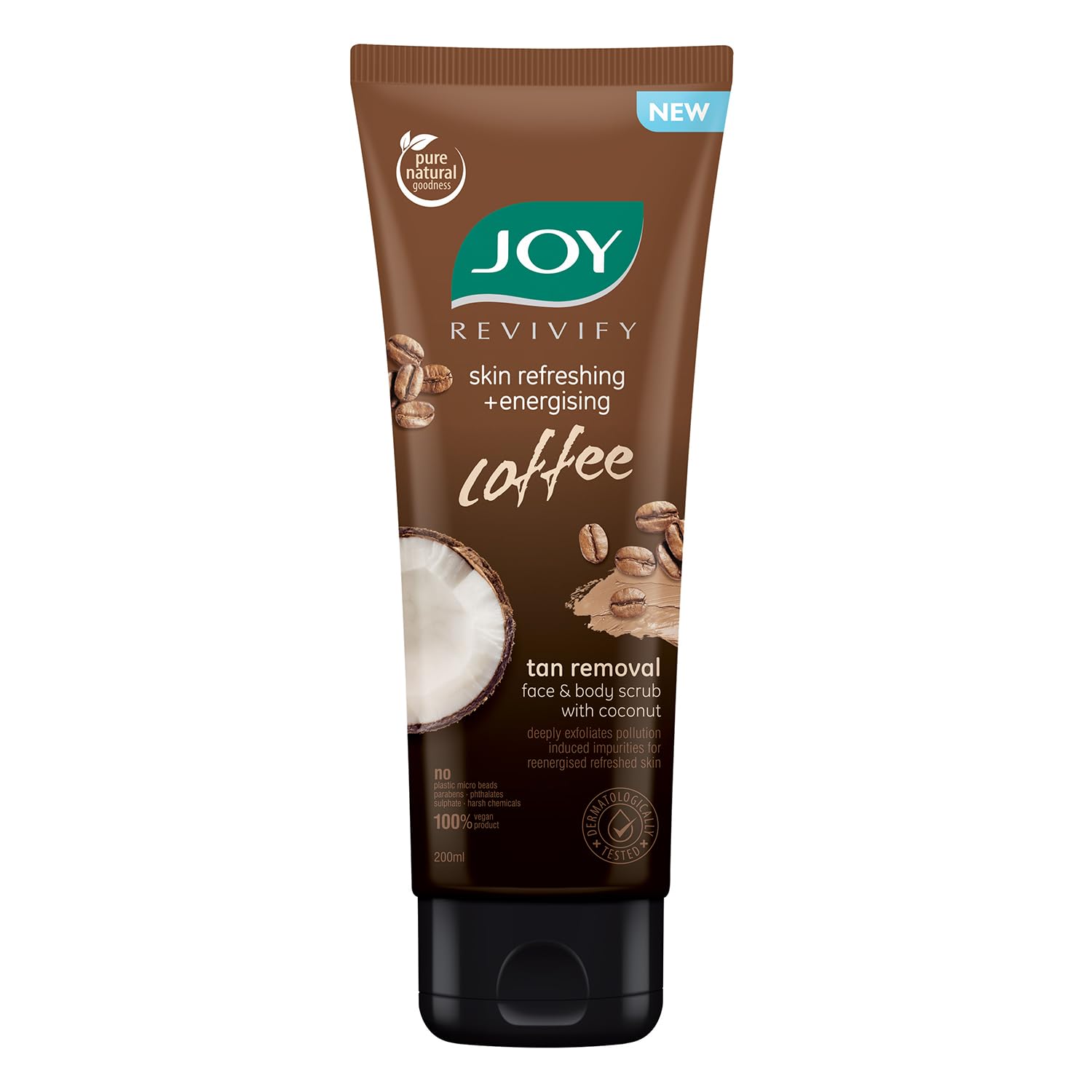 Joy Tan Removal Exfoliating Coffee Face Wash (150ml) image 5