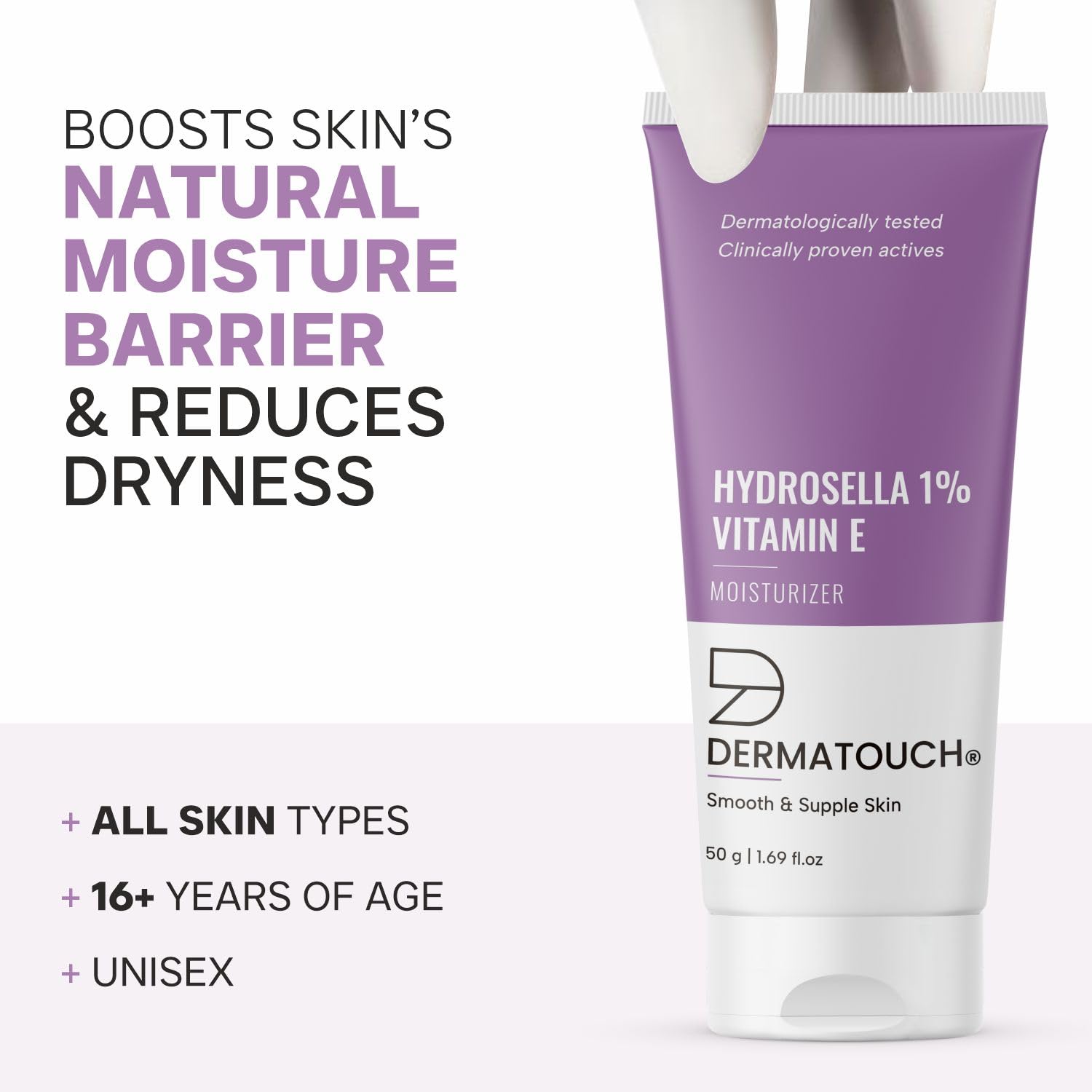 DERMATOUCH Vitamin E Moisturizer For Face - - 50G image 3