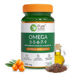 Pure Nutrition Naturals Omega 3-5-6-7-9 with Seabuckthorn Oil & Flaxseed Oil - 30 tabs image 1