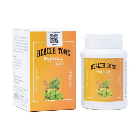 Health Tone Ayurvedic Weight Gainer Capsules - 90 Caps image 1